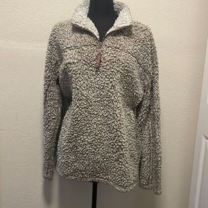 True Grit Sherpa The Original‎ Frosty Tipped Pullover Jacket